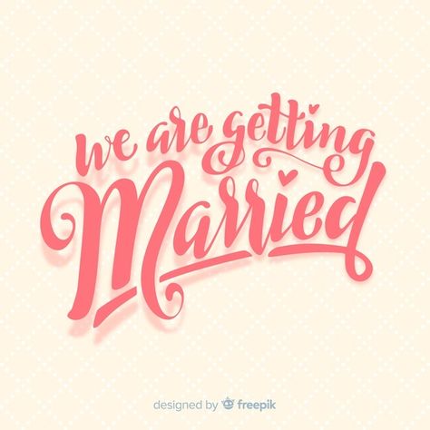 Wedding lettering Free Vector | Free Vector #Freepik #freevector #background #pattern #wedding #card Wedding Lettering, Bigger Buttocks Workout Exercises, We Are Getting Married, My Forever Person, Forever Person, Wedding Letters, Pattern Wedding, We're Getting Married, He He