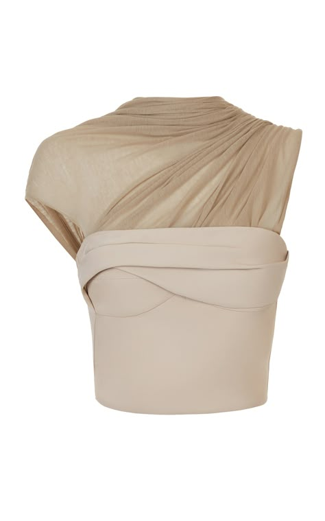 Mentalist Layered Crepe Bustier Top by MATICEVSKI for Preorder on Moda Operandi Dorothy Dandridge, Neutral Tops, Mode Zara, Mode Inspo, Royal Purple, Bustier Top, Bustiers, Mode Inspiration, Looks Style