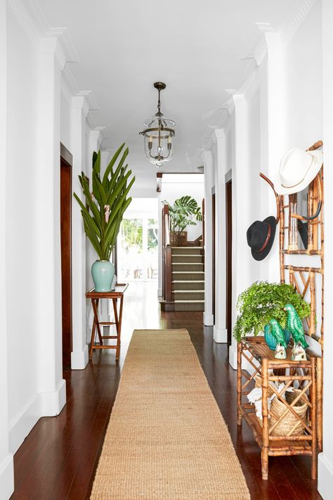 A 1920's bungalow revived into a family-friendly beach oasis | Home Beautiful Beach Bungalow Interior, Coastal Bungalow, Stained Furniture, Oasis Home, 1920s Bungalow, Bungalow Interior, West Indies Style, British Colonial Decor, V Design