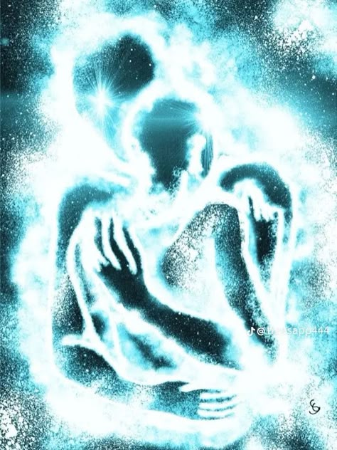 Twin Flames Hugging, Hug Connection Art, Souls Hugging Art, Spiritual Hug Art, Hug Aura, Aura Couple, Hugging Art, Astral Love, Hug Art