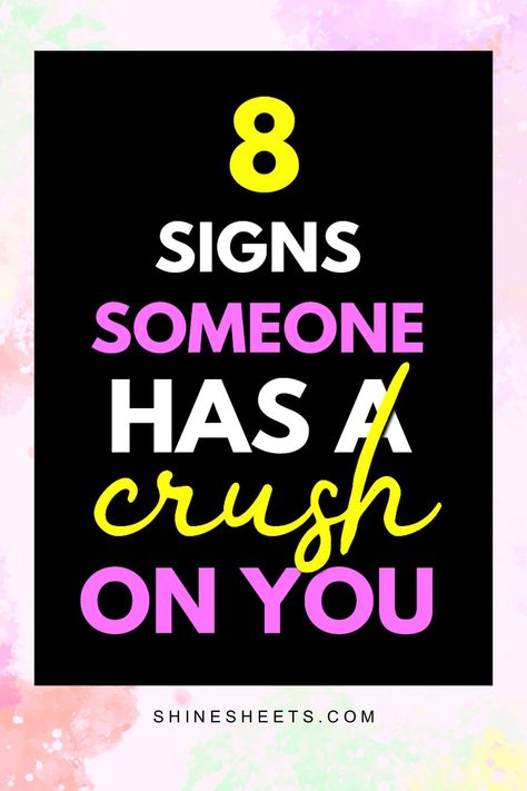 Signs Of A Crush, Signs Hes Into You, Crush Signs, Chemistry Between Two People, Signs Guys Like You, Social Wellness, Psychological Tricks, Signs He Loves You, Life Hacks Every Girl Should Know