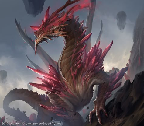 Crystal Dragon Dnd, Crystal Dragon Art, Crystal Monster, Types Of Dragons, Dragon Ideas, Legendary Dragons, Mythical Dragons, Beast Creature, Monster Ideas