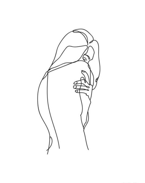 Single Line Drawing Woman, Female Body Tattoo, Line Drawing Woman, Self Love Tattoo, New Tattoo Ideas, Single Line Drawing, Collage Scrapbook, Love Tattoo, Body Tattoo