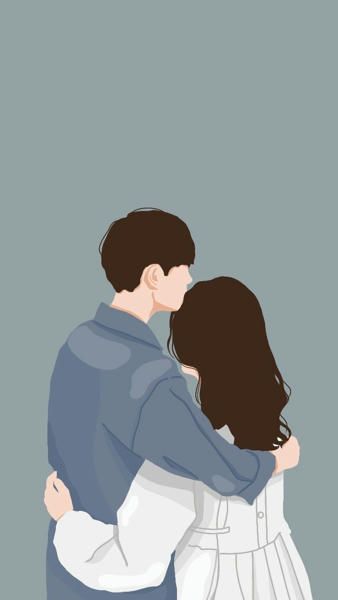 Cartoon Couple Photos, Sweet Couple Cartoon, Hug Cartoon, Hug Illustration, Seni Korea, Book Cover Artwork, Love Cartoon Couple, Cartoon Couple, Hugging Couple