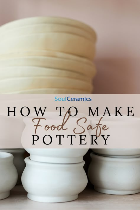 Diy Food Safe Pottery, Homemade Kiln Pottery, No Kiln Pottery, Diy Pottery Glaze, Types Of Clay For Pottery, Starting Pottery At Home, How To Start Pottery At Home, How To Start Pottery, Best Selling Pottery Items