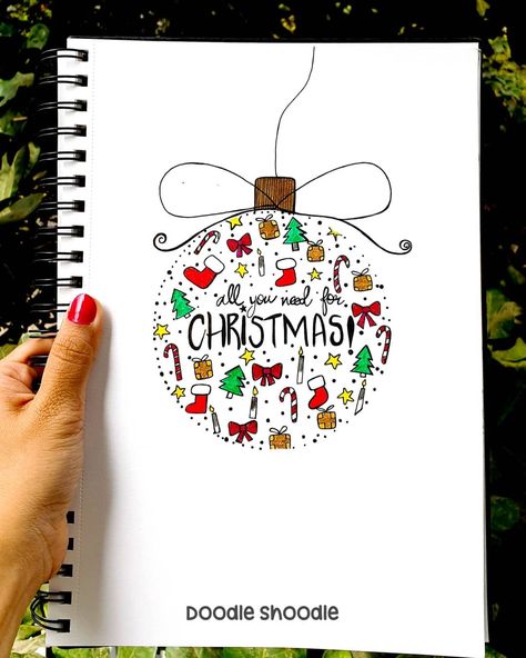 25 Easy Christmas Doodles You Can Draw Crismas Drawings Ideas Cute Easy, Christmas Sketching Ideas, Mini Drawings Christmas, Christmas Tree To Draw, Christmas Cards Easy Diy, Easy Xmas Drawings, Christmas Drawings Easy For Kids, Cartoon Christmas Drawings, Christmas Doodles Easy