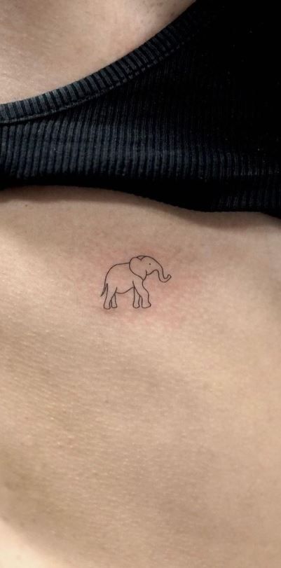 Elephant Tattoos Dainty, South East Asia Tattoo Ideas, Thailand Travel Tattoo, Elephant Tattoos Fine Line, Thailand Elephant Tattoo, Sri Lanka Tattoo Ideas, Thailand Tattoo Thai Art, Travel Tattoo Ideas Unique, Fine Line Elephant Tattoo