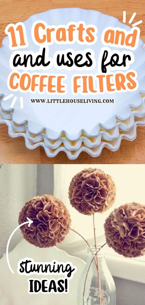 Discover creative and practical ways to use coffee filters beyond your morning brew. From unique crafts to household hacks, this guide is packed with ideas that will surprise you. Learn how to make beautiful flowers, create fun projects for kids, and even clean your home using coffee filters. Crafts With Coffee Filters, Diy Coffee Filter Crafts, Coffee Filter Art Projects, Coffee Filters Diy, Coffee Filter Uses, Coffee Filter Flowers Diy, Before And After School, Coffee Filter Art, Coffee Filter Crafts