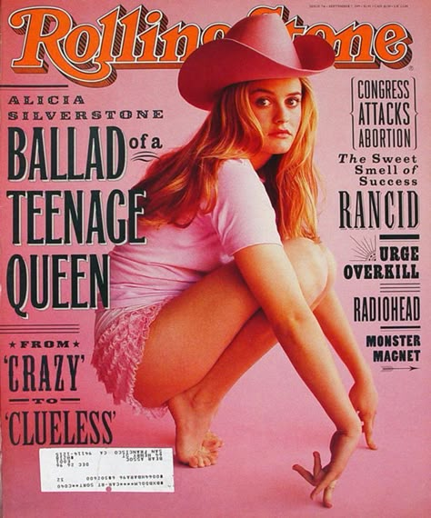 Rolling Stone Covers, Benny And Joon, 2000s Posters, Y2k Magazine, Rolling Stone Magazine Cover, 2000s Magazines, Rolling Stone Magazine, Alicia Silverstone, Rolling Stones Magazine