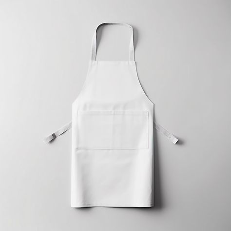 Baking Branding, Branding Identity Mockup, Shop Branding, White Apron, Branding Identity, Half Apron, Apron Dress, Cooking Apron, Textiles Fashion