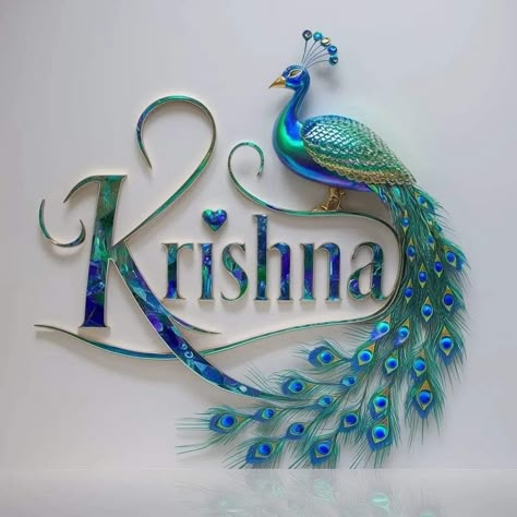 Radha Krishna Name Art, Krishna Lines, Live Iphone Wallpaper, Krishna Name, Paper Flower Letters, Jalaram Bapa, Jay Shri Krishna, Thanks For Birthday Wishes, Love Quotes In Malayalam