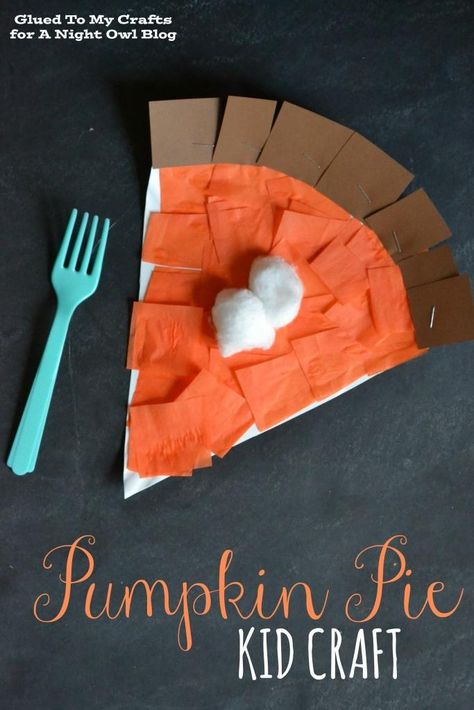 16 Easy and Creative Thanksgiving Crafts For Kids | This realistic paper pumpkin pie has us craving the real thing. #southernliving #thanksgiving #thanksgivingdecor Pie Craft, Thanksgiving Activities Preschool, Thanksgiving Crafts For Toddlers, Fun Thanksgiving Crafts, Preschool Thanksgiving, Thanksgiving Crafts Preschool, Easy Thanksgiving Crafts, November Crafts, Thanksgiving Week