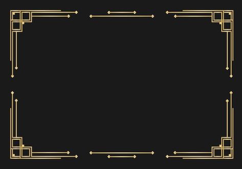 Art Deco Page Border, Art Deco Writing, Art Deco Design Elements, Art Deco Panel, Art Deco Window, Art Deco Background, Art Deco Border, Art Deco Frames, Art Deco Borders