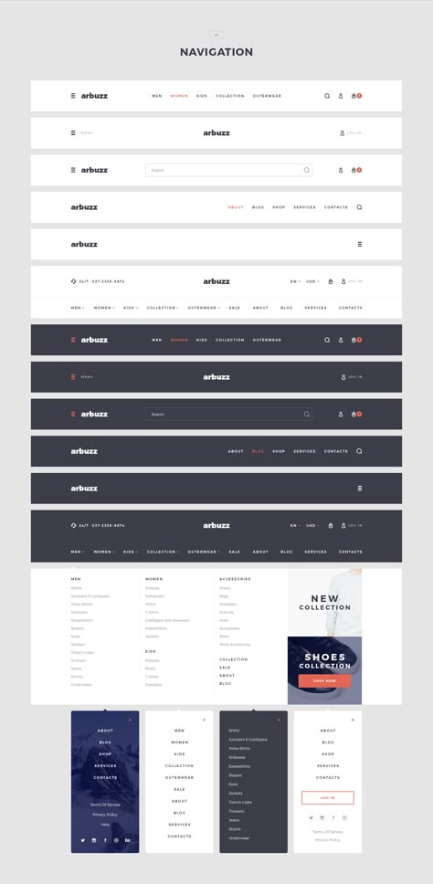 Diseño Ecommerce Website Header Design, Header Design Website, Navigation Bar Design Website, Navigation Web Design, Navbar Design Website, Web Design Header, Web Header Design, Nav Bar Design Website, Website Header Design Inspiration