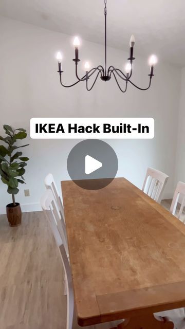 DeLancey Carson | Real, Relatable DIY on Instagram: "This project I did in April is one of my FAVORITES! 4 IKEA sektion cabinets and then custom laminate counters to match my kitchen. Slower instructions are saved to my Highlights!" Ikea Hack Dining Table, Ikea Hacks For Dining Room, Dining Room Cube Storage, Built In Shelves For Dining Room, Dining Room Ikea Ideas, Ikea Dining Room Hack, Ikea Hacks Dining Room, Kitchen Wall Units Ideas, Ikea Sektion Cabinets Hack