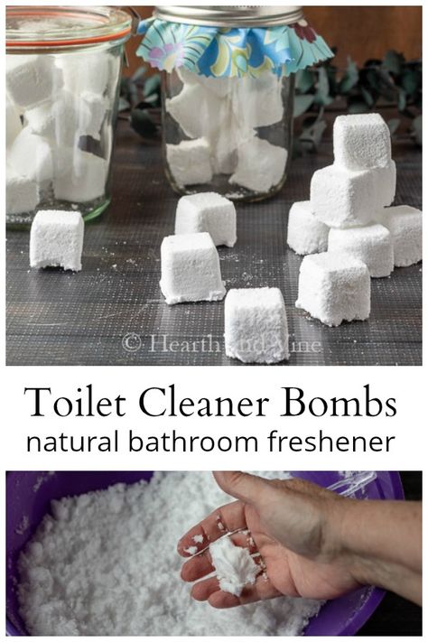 Homemade toilet cleaner bombs are a quick and easy way to add some freshness inbetween cleanings. #DIYcleaner #cleaningidea #toiletcleaner #naturalcleaner Essential Oil Crafts, Homemade Toilet Bowl Cleaner, Bathroom Freshener, Diy Natural Cleaning, Cleaning Naturally, Natural Cleaning Products Diy, Homemade Toilet Cleaner, Deep Clean Bathroom, Bath Detox