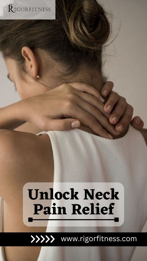 https://rigorfitness.com/ Neck Cramp Relief, Neck Exercises For Pain Relief, Exercises For Neck, Fat Loss Muscle Gain, Neck Spasms, Myofascial Pain Syndrome, Therapy Exercises, Cramps Relief, Physical Therapy Exercises