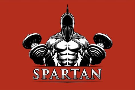 Spartan Outfit, Spartan Gym, Gym Workout Guide, Strong Arm, Gym Poster, Gym Logo, Strong Arms, Workout Guide, Gym Shirts