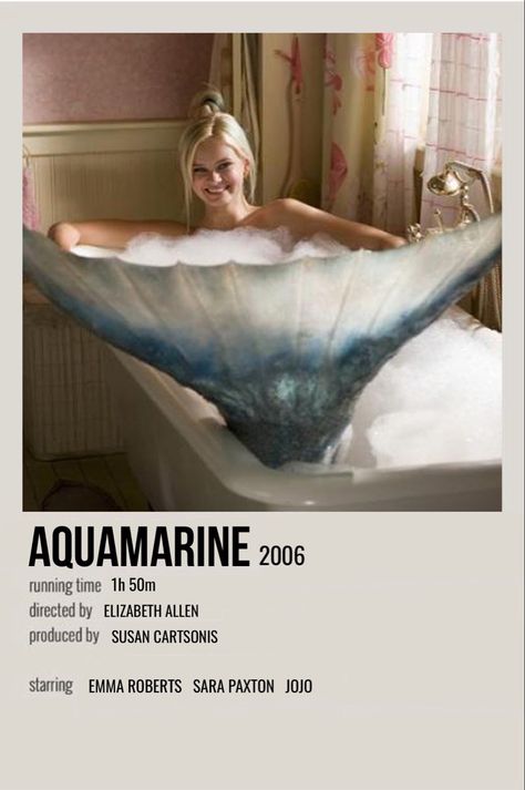 Aquamarine Movie Poster, H20 Poster, Aquamarine Movie Aesthetic, Aquamarine Poster, Iconic 2000s Movies, Mermaids Movie, 2000 Movies, Aquamarine Movie, Joanna Levesque