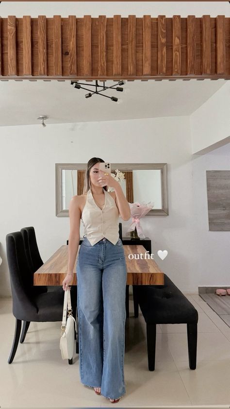 Outfit Semiformal Verano, Semiformal Outfit Mujer, Semiformal Outfit, Outfit Semiformal, Outfits Fresas, Olivia Dunne, Neat Casual Outfits, Outfits Con Jeans, Coachella Outfits