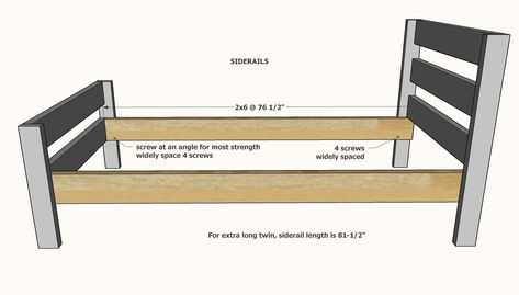 Easy Full Size Bed Frame Diy, Full Size Bed Plans, Diy Twin Size Bed Frame, 2x4 Twin Bed Frame Diy, Cheap Twin Bed Frame, Full Size Bed Frame Diy, Twin Bed Frame Plans, Twin Bed Frame Diy, Twin Wood Bed Frame