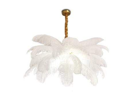 Hanging lamp Anisha white Feather Chandelier, Fabric Feathers, Chandeliers Modern, Decoration Lamp, Model Room, On Safari, White Chandelier, Ornate Design, Richmond Interiors