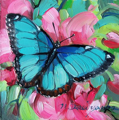 Butterfly And Flower Painting, Cool Acrylic Painting Ideas, Acrylic Painting Unique, Artwork Butterfly, Spatula Painting, Flowers Art Painting, Pottery Factory, Painting In Frame, Acrylic Painting Ideas For Beginners