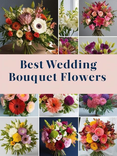 Need help choosing flowers for your bouquet? Check out these top picks that are ideal for weddings and fit every style. Different Types Of Flowers For Bouquet, Best Flowers For Wedding Bouquets, Flower Types For Bouquets, Different Flowers Types, September Bride, Flowers To Grow, Summer Wedding Bouquets, Different Types Of Flowers, Bridal Bouquet Flowers