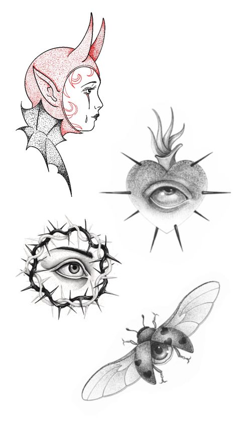 Eyeball Tattoo, Moth Tattoo Design, Whimsical Tattoos, Dot Tattoos, Arte Grunge, Moth Tattoo, Traditional Tattoo Design, Calf Tattoo, Hand Poke