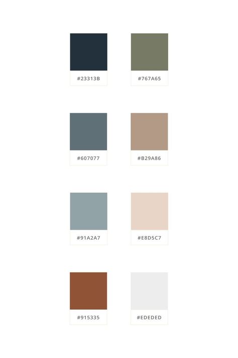 Earthy color palette featuring natural colors--blue, green, brown, beige, and light grey. Beautiful neutral color scheme for elegant, upscale branding Blue Green Beige Aesthetic, Light Brown Color Scheme, Blue Green And Brown Bedroom, Light Blue Neutral Color Palette, Grey And Beige Colour Palette, Blue Green Brown White Color Palette, Natural Color Interior, Light Blue Grey Color Palette, Colors That Go With Light Brown