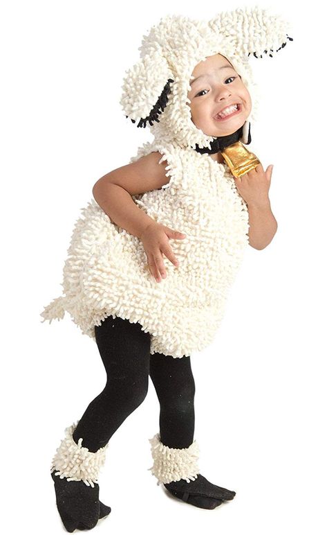 Baby Sheep Costume, Diy Sheep Costume, Sheep Outfit, Sheep Costume, 3 People Costumes, Lamb Costume, Sheep Costumes, Nativity Costumes, Pig Costumes