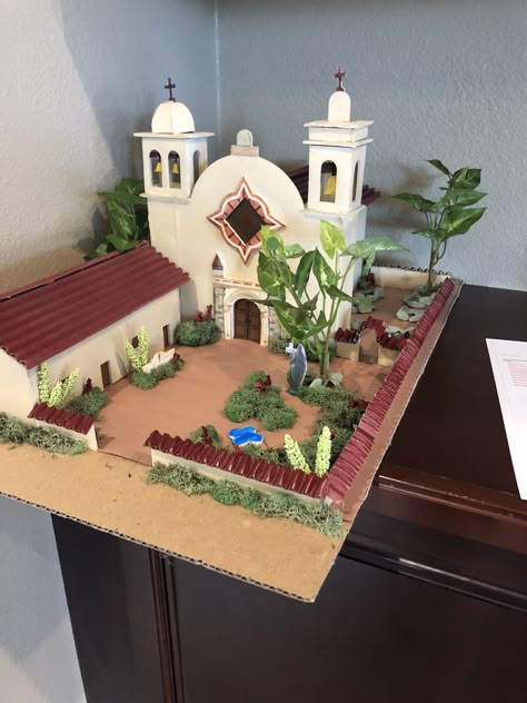 Carmel Mission project... California history Carmel Mission Project Ideas, Mission Projects For Kids 4th Grade, California History Projects, Mission Project Ideas, San Fernando Mission, California Missions Project, Pen Art Doodle, San Gabriel Mission, Church Christmas Decorations