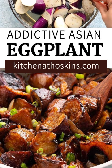 Stir Fry With Eggplant, How To Cook Chinese Eggplant, How To Cook Japanese Eggplant, Eggplant Mushroom Stir Fry, Chicken And Eggplant Stir Fry, Eggplant Recipes Chinese Style, Asian Eggplant Recipes Stir Fry, Chinese Eggplant Recipes Healthy, Chinese Eggplant Recipes Stir Fry