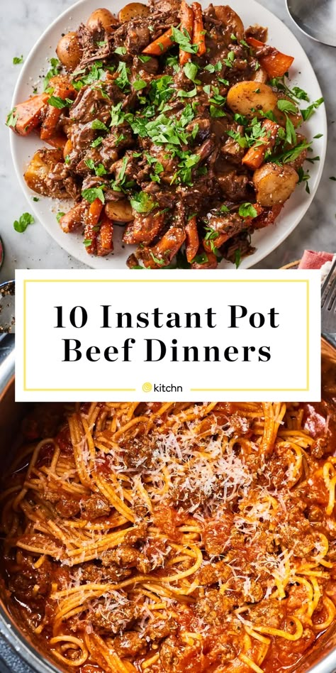 Ground Beef Recipes Lasagna, Eye Of Round Recipes, Pasta And Ground Beef Recipes, Easy Instant Pot Pasta, Pasta And Ground Beef, Recipes Using Beef, Instant Pot Dinner Ideas, Instant Pot Beef Recipes, Eye Of Round