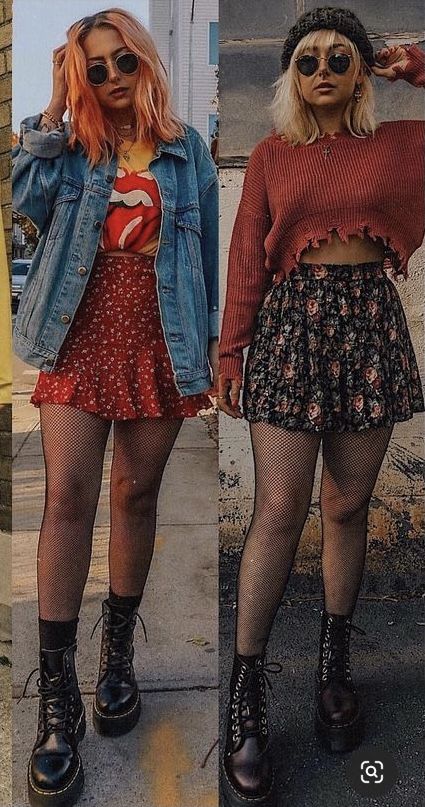 Edgy Plaid Skirt Outfit, How To Dress Up Band Tees, Bold Fall Outfits, Plus 90s Fashion Outfits, Plus Night Out Outfit Plus Size, Edgy Nerd Outfits, Concert Looks With Sneakers, Gen Z Goth Fashion, Sxsw Outfit Ideas