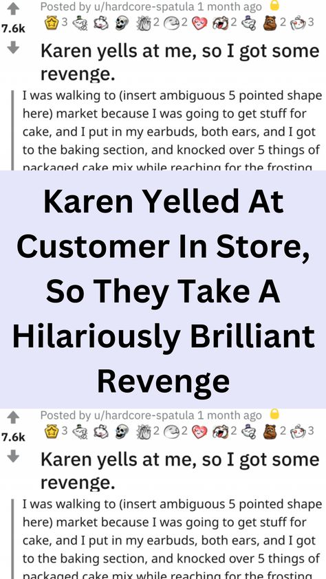 Karen Yelled At Customer In Store, So They Take A Hilariously Brilliant Revenge Yelled At, Revenge Stories, Sweet Revenge, Never Understand, Middle Aged Women, Revenge, Take A, In Store, Take That