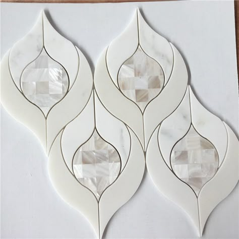 Waterjet Marble Design, Marble Inlay Designs, Dolomite Stone, Mosaic Materials, Floor Pattern Design, Waterjet Mosaic Tile, Marble Pattern Design, Bathroom Concepts, Tile Making