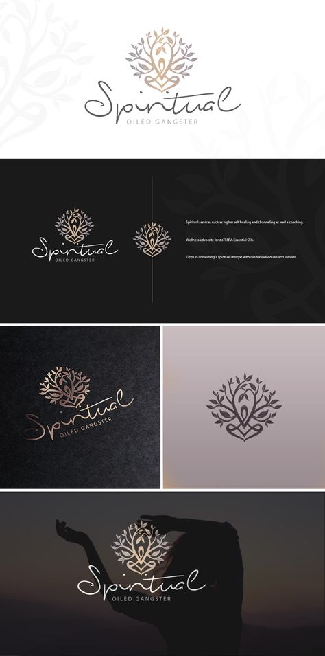 Spiritual - wellness coaching brand on Behance Spiritual Business Logo, Spiritual Coach Website, Spiritual Logo Design Inspiration, Wellness Design Graphic, Spiritual Coach Branding, Wellness Coach Logo, Spiritual Logo Design, Health Coach Logo, Psychologist Logo