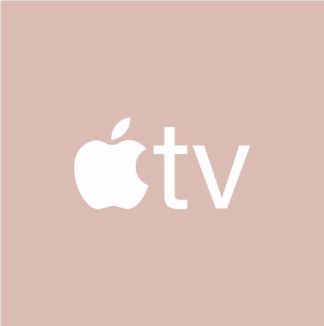 Itunes Icon Aesthetic, Tv Icon Aesthetic, Apple Tv Icon, Apple Tv App Icon, Tv App Icon, Autumn Ios, Neutral Icons, Etsy Aesthetic, Beige Icons