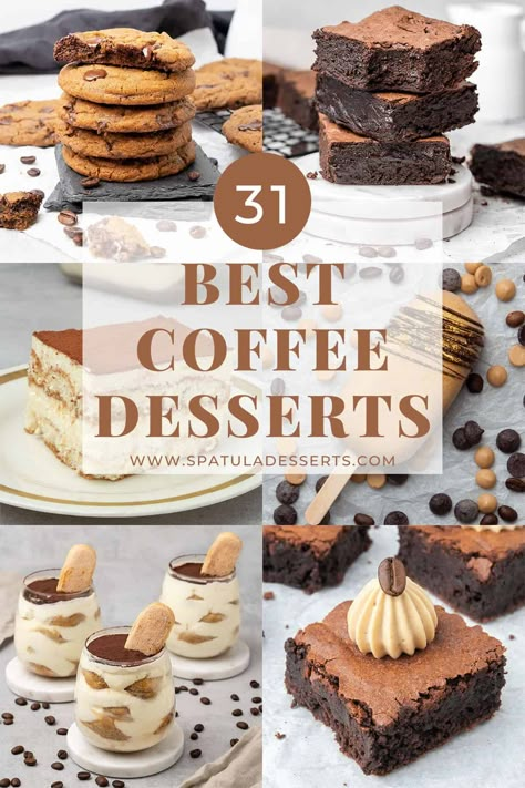 Coffee Shop Baking Ideas, Coffee Bar Recipes Desserts, Coffee Recipes Baking, Best Pastries For Coffee, Coffee Flavor Desserts, Coffee And Pastry Food Truck, Coffee Dessert Cups, Desserts With Coffee In It, Desserts To Go With Coffee