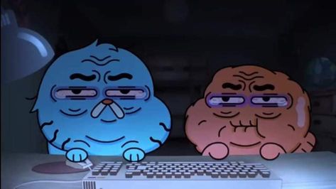 Gumball Image, Gumball Darwin, Gumball And Darwin, Amazing Gumball, Adventure Time Wallpaper, Wallpaper Macbook, Japon Illustration, Amazing World Of Gumball, Good Cartoons