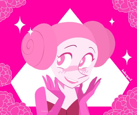 Bubblegum yum Pink Pearl Steven Universe, Pearl Pfp, Steven Universe Gif, Pearl Fanart, Steven Universe Peridot, Perla Steven Universe, Steven Universe Diamond, Steven Universe Wallpaper, Pink Diamond Steven Universe