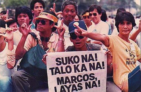 edsa revolution 1986 [the philippines] Edsa People Power Revolution Art, Filipino Revolution Art, Edsa People Power Revolution Poster, Edsa Revolution Poster, People Power Revolution Philippines, Eraserhead Band Philippines, Edsa Philippines, 70s Philippines, 80s Philippines