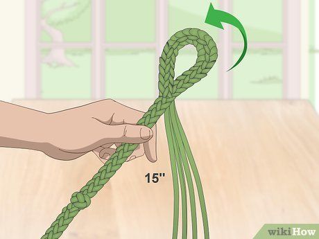 How to Braid a Halter (with Pictures) - wikiHow Pet How To Braid Rope, Lariat Rope Crafts, Simple Tie Knot, Diy Horse Tack, Mule Tape Halter, Horse Stables Design, Diy Halter, Rawhide Braiding, Horse Projects