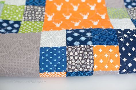 building blocks quilt detail Building Blocks Quilt Pattern, Building Blocks Quilt, Fabric Stash Buster, Quilt For Beginners, Quilt Pattern Free, 9 Patch Quilt, Trendy Sewing Projects, Trendy Sewing Patterns, Quilt Block Patterns Free