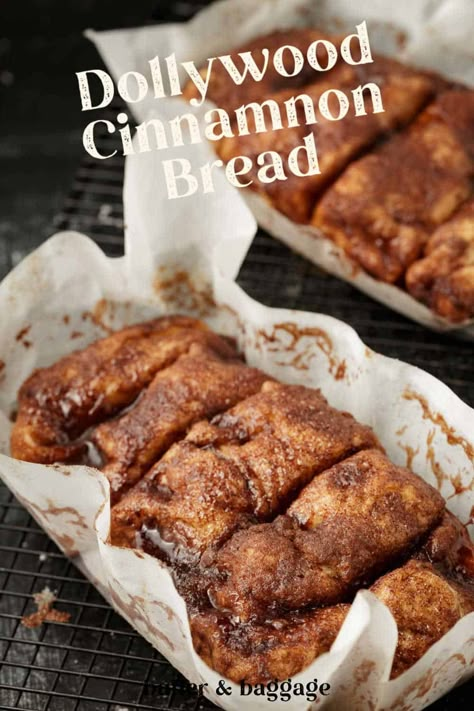 Dolly Cinnamon Bread, Dolly Parton Cinnamon Bread Recipe, Dollywood Food, Dollywood Recipes, Dollywood Cinnamon Bread Recipe, Dollywood Cinnamon Bread, Cinnamon Bread Recipe, Yeast Breads, Pull Apart Bread