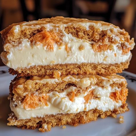 Oh my goodness, where do I even begin with these Irresistible Carrot Cake Cheesecake Cookies? ... Read More Mini Carrot Cake Cheesecake, Carrot Cheesecake, Classic Carrot Cake, Mini Carrot Cake, Pumpkin Cream Cheese Pie, Sour Cream Dip, Carrot Cake Cheesecake, Carrot Cake Cookies, Delish Desserts