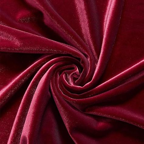 Amazon.com: Stretch Velvet Fabric 60'' Wide by The Yard for Sewing Apparel Costumes Craft (1 Yard, Wine) Disco Fever Homecoming, Mad Hatter Costume Ideas, Vienna Succession, Velvet Moodboard, Cloth Folds, Black Woman Fashion, Clover Club, Red Means, Hatter Costume