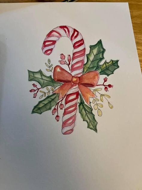 Drawing Inspo Christmas, Sketchbook Art Inspiration Christmas, Aesthetic Christmas Drawing Ideas, Christmas Digital Illustration, Christmas Drawing Ideas Watercolor, Christmas Paper Cutouts, Christmas Drawings For Boyfriend, Christmas Card Inspo Drawing, Sketchbook Ideas Christmas