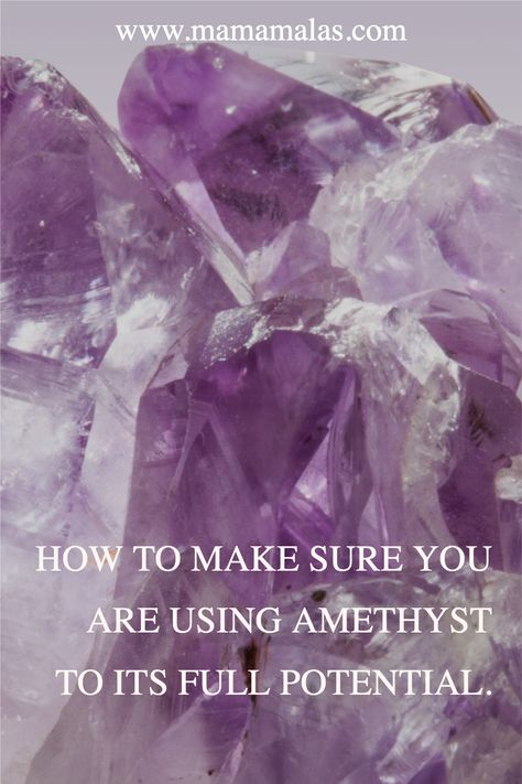 Don't let the many properties of Amethyst overwhelm you. Follow this guide to learn how to use Amethyst to its full potential. How To Cleanse Amethyst, How To Use Amethyst, Properties Of Amethyst, Healing Crystals For You, Salt Cave, Amethyst Healing, Spiritual Crystals, Supportive Friends, Crystal Healing Stones